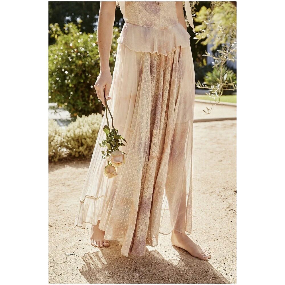 NEw Free People Washed Ashore Maxi Dress Size Small - Picture 3 of 10